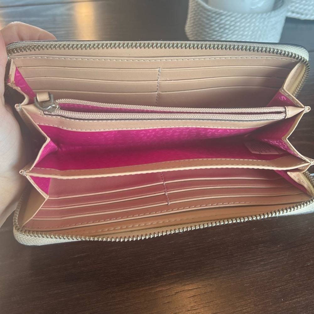 Kate Spade Large Cream Wallet - Picture 4 of 5